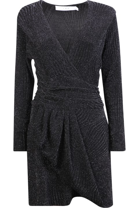Fashion for Women IRO Iro Silver/black Glitter Mini Dress