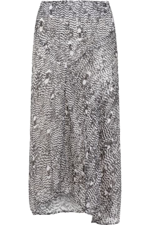 الملابس لـ السيدات Isabel Marant Lisanne Midi Skirt
