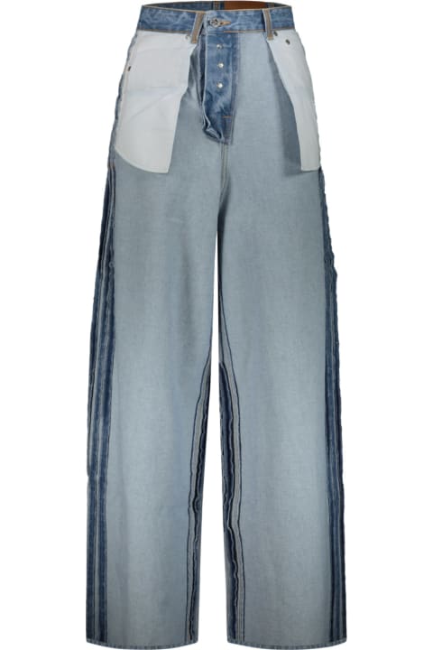 ウィメンズ VETEMENTSのデニム VETEMENTS Inside-out Baggy Jeans
