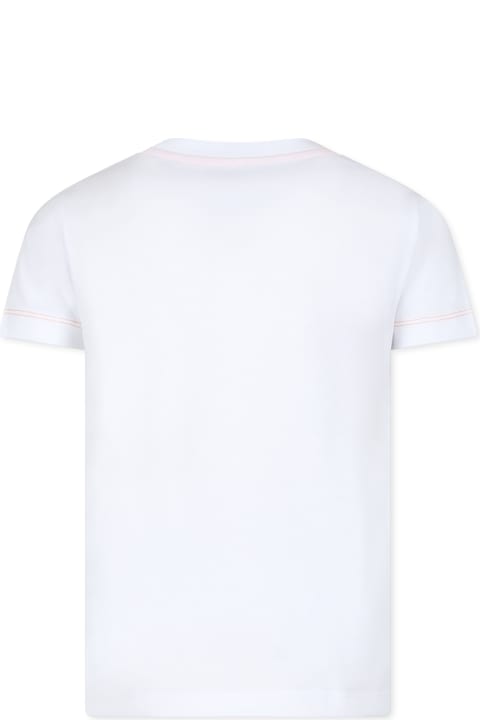Missoni T-Shirts & Polo Shirts for Boys Missoni White T-shirt For Boy With Logo