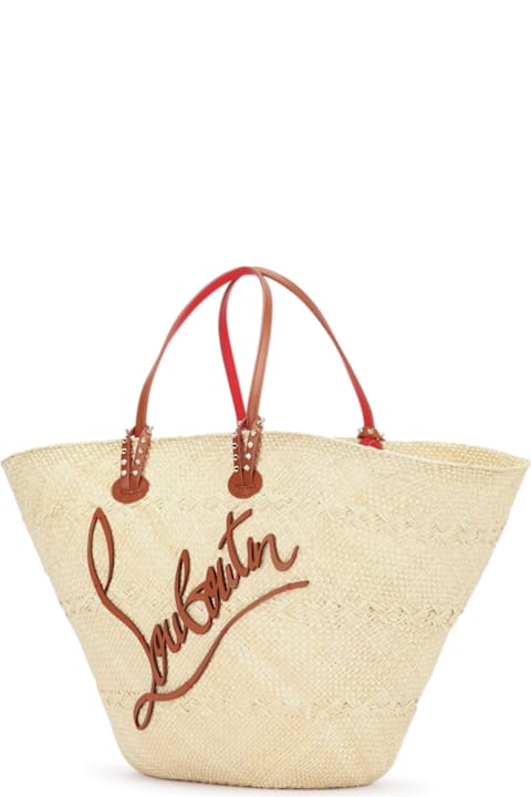 Christian Louboutin Cabata Basket Bag Large Raffia/calf Paris