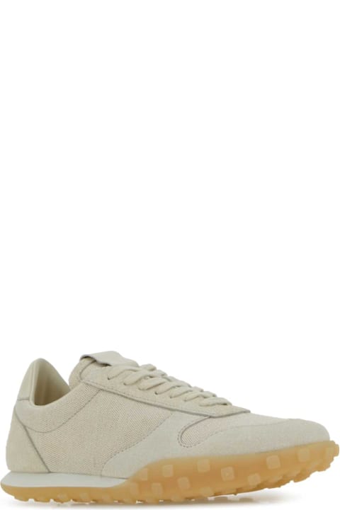 Homeware Jil Sander Sand Canvas And Suede Moon Sneakers