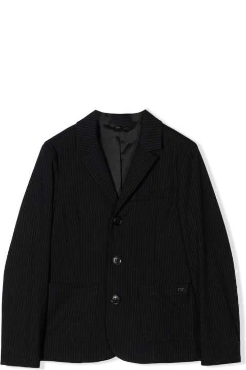 Coats & Jackets for Boys Emporio Armani Pinstripe Jacket