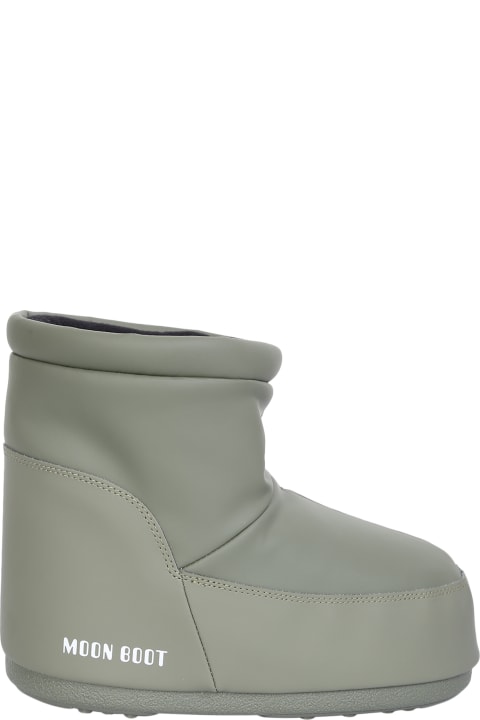 Green Icon Low Ankle Boots