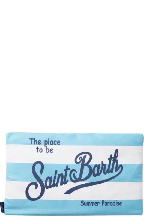 メンズ新着アイテム MC2 Saint Barth Aidan Beach Towel With Striped Print