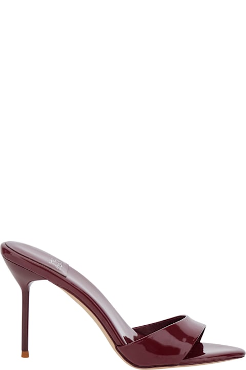 Jeffrey Campbell High Heel Sandals 'ce Soire Patent' Bordeaux - Leather - Women