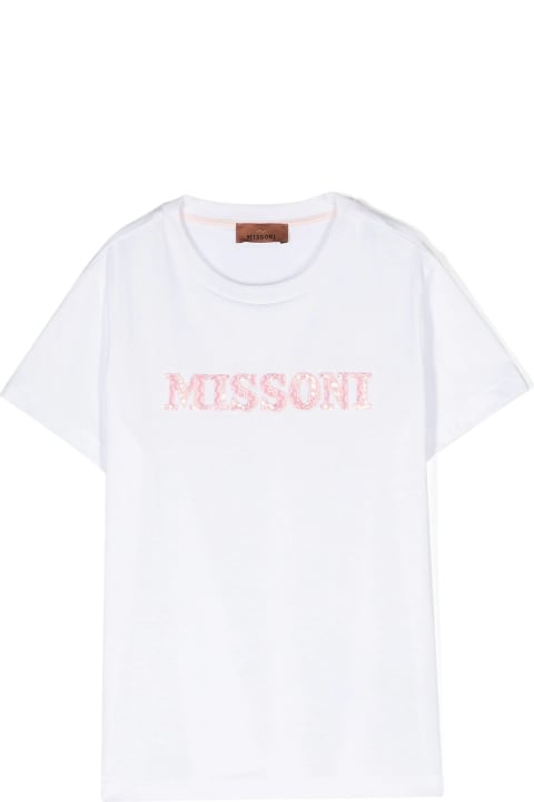 Missoni Topwear for Girls Missoni Missoni T-shirts And Polos White