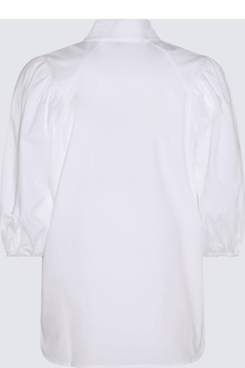 Ganni for Women Ganni White Cotton Shirt