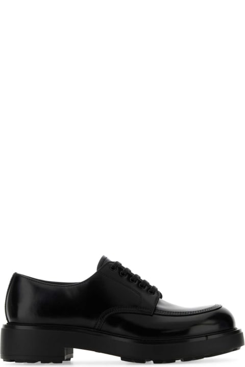 Prada for Men Prada Black Leather Lace-up Shoes