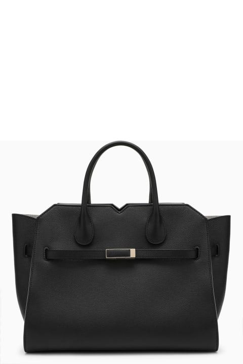 Bags for Women Valextra Medium Black Milan Bag