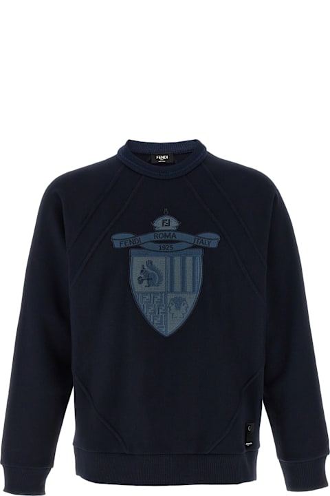 Fendi Fleeces & Tracksuits for Men Fendi 'fendi Crest' Sweatshirt