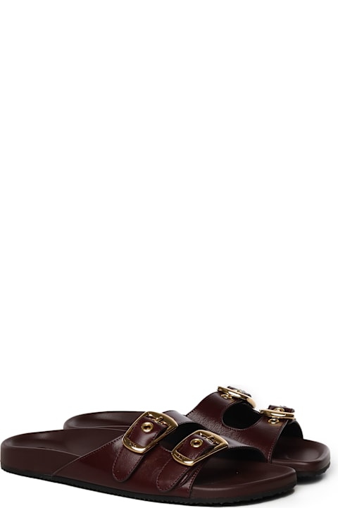 Chloé أحذية مسطحة لـ السيدات Chloé Polly Slides