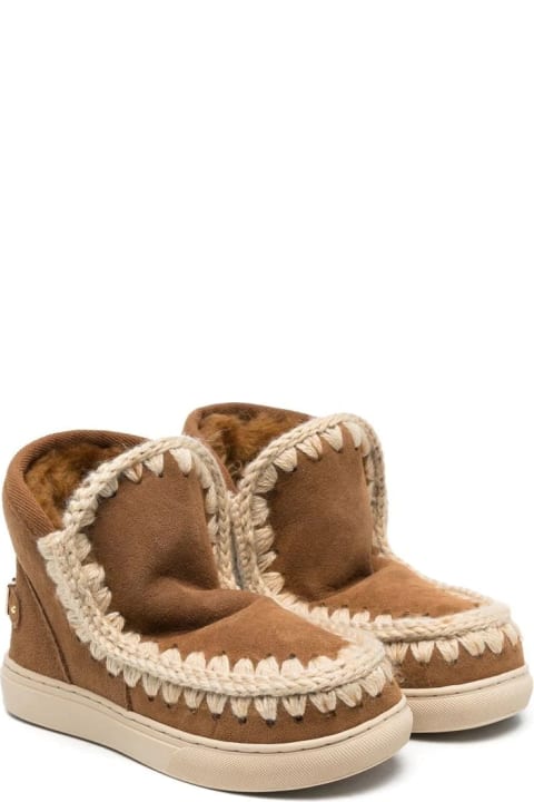 Mou Shoes for Girls Mou Eskimo Camel Sneakers
