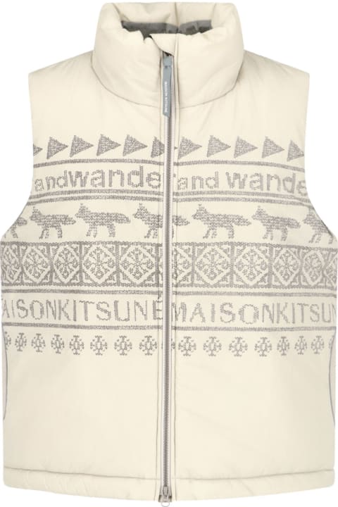 And Wander for Women And Wander X Maison Kitsuné "nordic Border" Vest