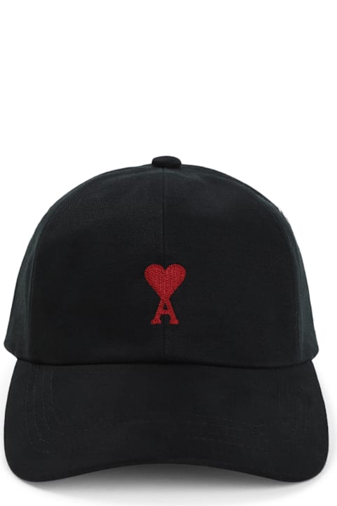 Homeware Ami Alexandre Mattiussi Red Adc Embroidery Hat
