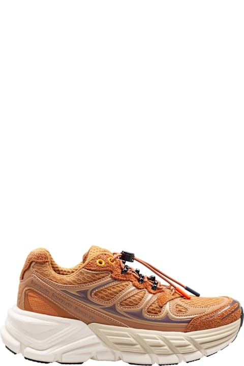 Barracuda لـ Kids Barracuda Round-one Fabric And Suede Sneakers, Biscuit Color