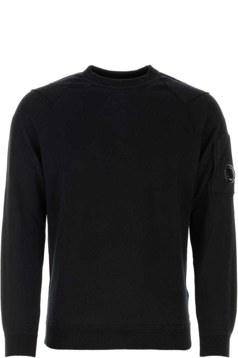 C.P. Company Fleeces & Tracksuits for Men C.P. Company Len-detailed Sleeved Sweater
