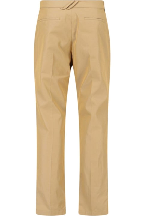 Burberry Pants for Men Burberry Straight-leg Buckle-detailed Trousers