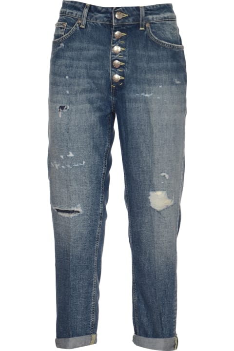 Jeans for Women Dondup Distressed Buttoned Jeans