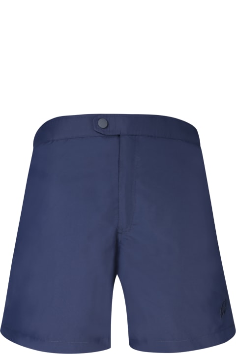 Brioni Swimwear for Men Brioni Blue Boxer Swimsuit