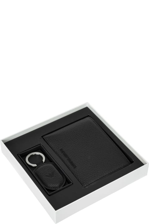 メンズ Emporio Armaniの財布 Emporio Armani Leather Wallet