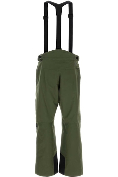 سراويل لـ القسم الرجالي Moncler Grenoble Army Green Polyester Ski Pant