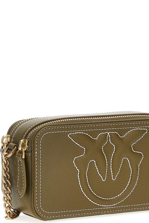 ショルダーバッグ・ポシェット Pinko CARRIE CROSSBODY BAG Pinko Carrie Black Crossbody Bag 103799-A1LF-Z99Q