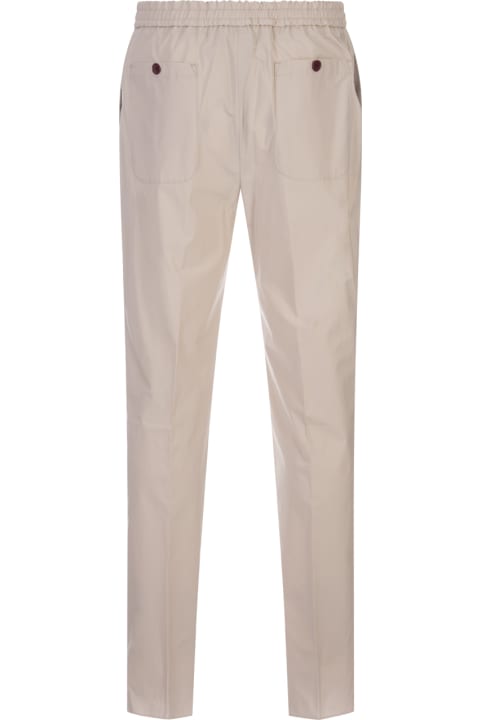 Fashion for Women Etro Light Beige Casual Trousers With Elasticated Waistband