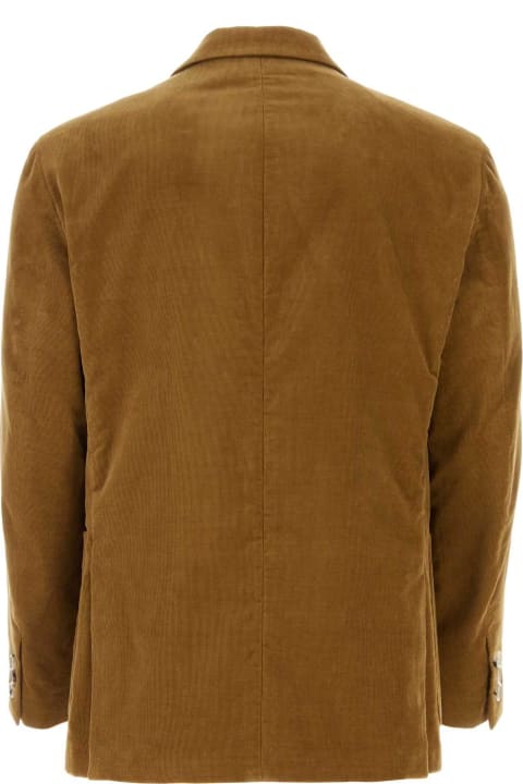 Gucci Coats & Jackets for Men Gucci Caramel Velvet Blazer