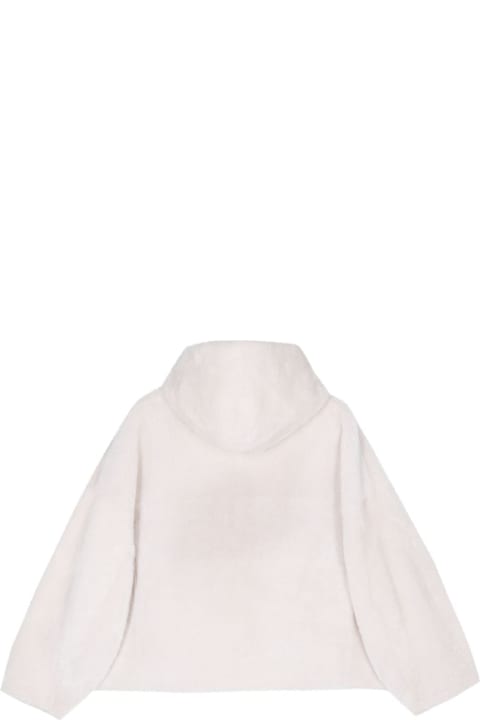 Blancha for Men Blancha Blancha Shearling Hooded Jacket