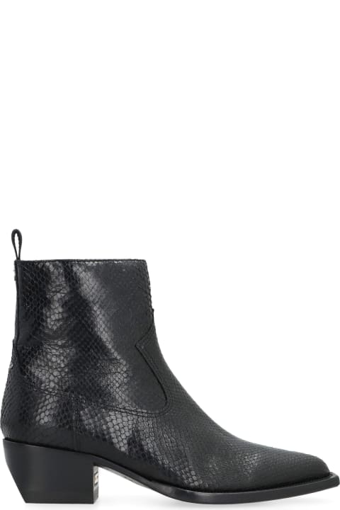 Golden Goose Boots for Women Golden Goose Debbie Leather Ankle Boots