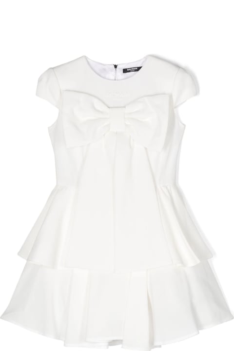 Dresses for Girls Balmain Balmain Dresses White