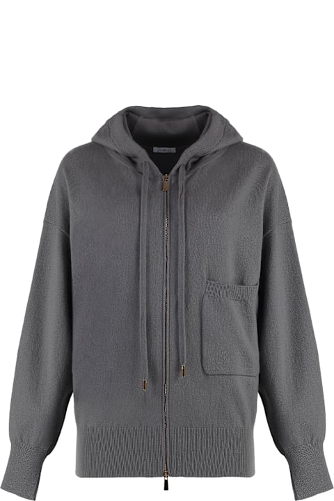 Malo Coats & Jackets for Women Malo Knitted Full Zip Hoodie