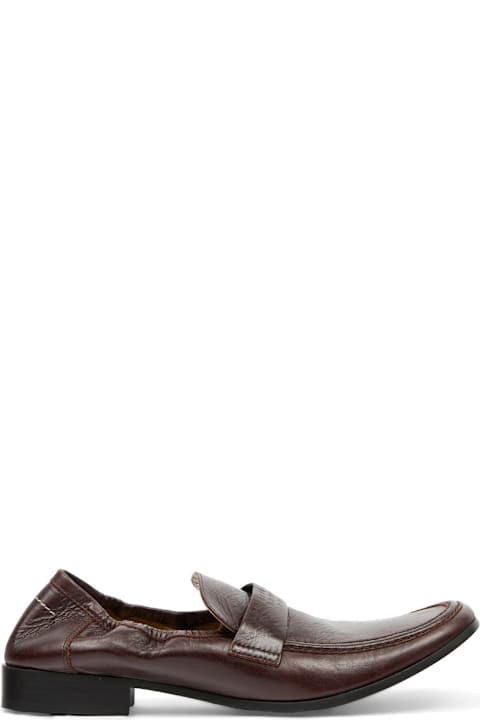 MM6 Maison Margiela Swing-toe Leather Loafers