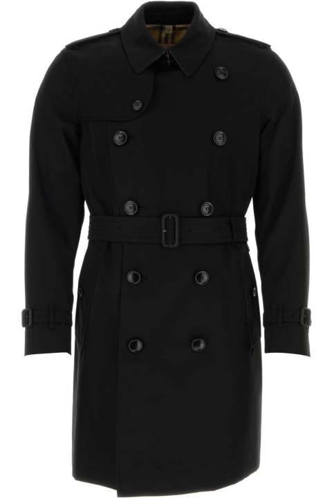 Homeware Burberry Black Cotton Trench Coat