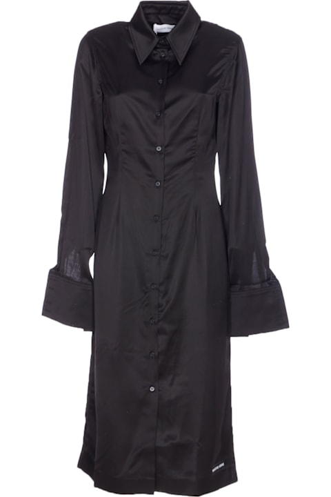 Marine Serre for Kids Marine Serre Satin Wrapped Long Dress