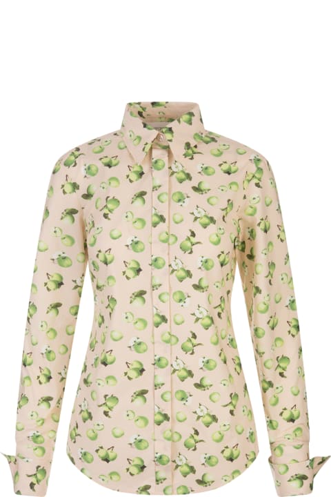 Fashion for Women SportMax Printed Riva Shirt In Pink