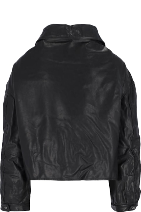 Sale for Men Balenciaga Leather Zip Jacket