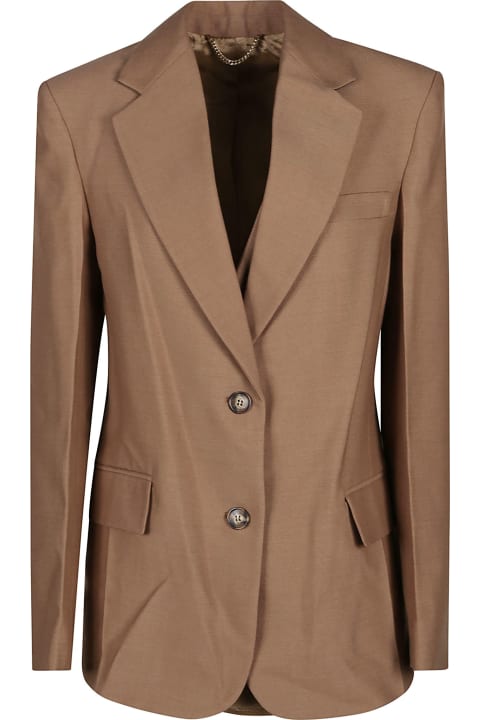 Victoria Beckham Coats & Jackets for Women Victoria Beckham Asymetric Double Layer Jacket