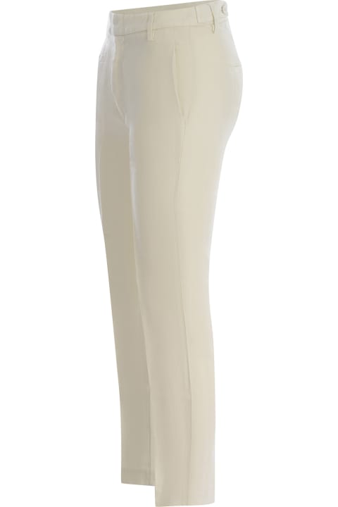 Fashion for Women Dondup Trousers Dondup "ariel 27inches" Made Of Linen Blend