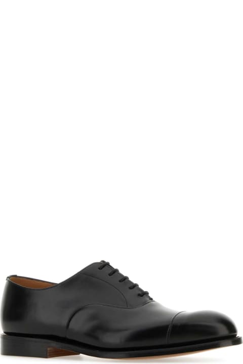 Church's Men Church's Black Leather Consul Lace-up Shoes