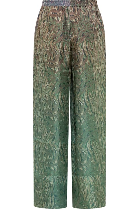 Pierre-Louis Mascia Pants & Shorts for Women Pierre-Louis Mascia Silk Pants With Floral Print