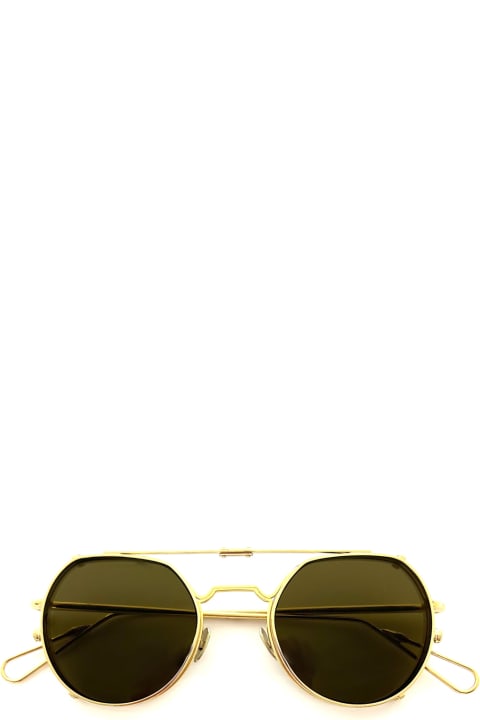 AHLEM Eyewear for Men AHLEM Ahlem Place Dauphine Clip Champagne Sunglasses