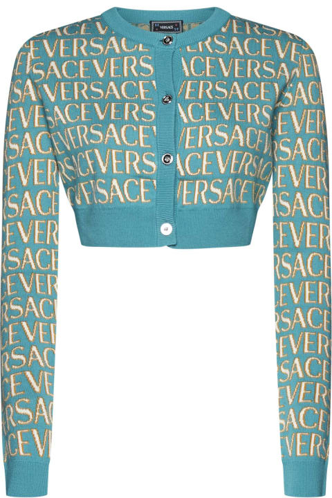 Versace Clothing for Women Versace Cropped-length Knitted Cardigan