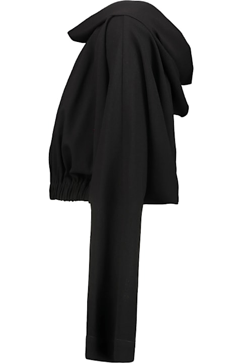 Homeware Rick Owens Concordia Cropped Hooded Tunic
