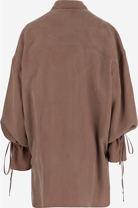 Blumarine ملابس علوية لـ السيدات Blumarine Washed Gabardine Dress