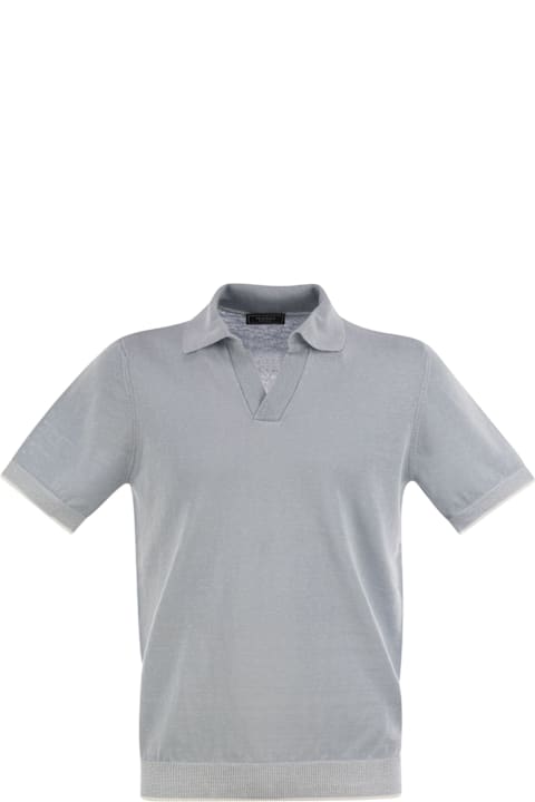 Peserico Topwear for Women Peserico Polo Shirt In Linen And Cotton Yarn