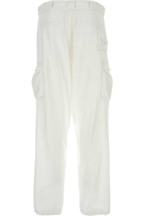 Sale for Men Prada White Cotton Cargo Pant