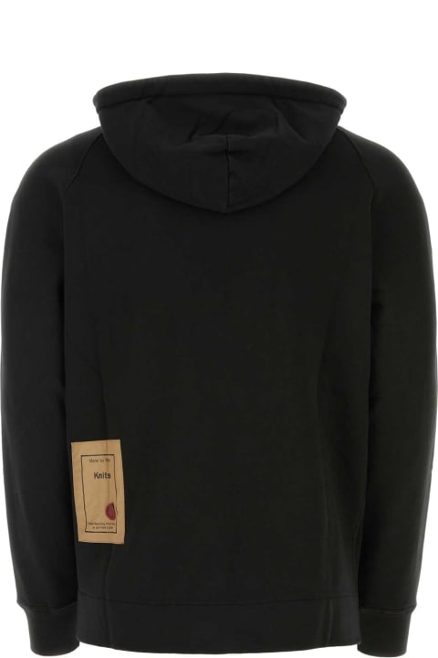 Ten C for Men Ten C Black Cotton Oversize Sweatshirt