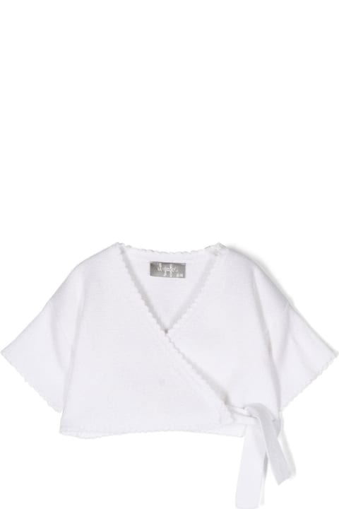 Homeware Il Gufo Cross Cardigan With Short Sleeves